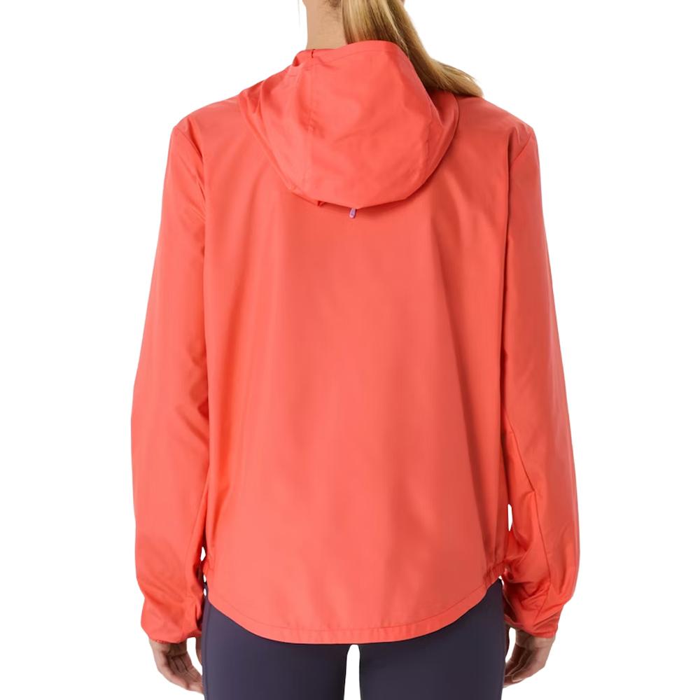 Veste Orange Femme Asics Core vue 2