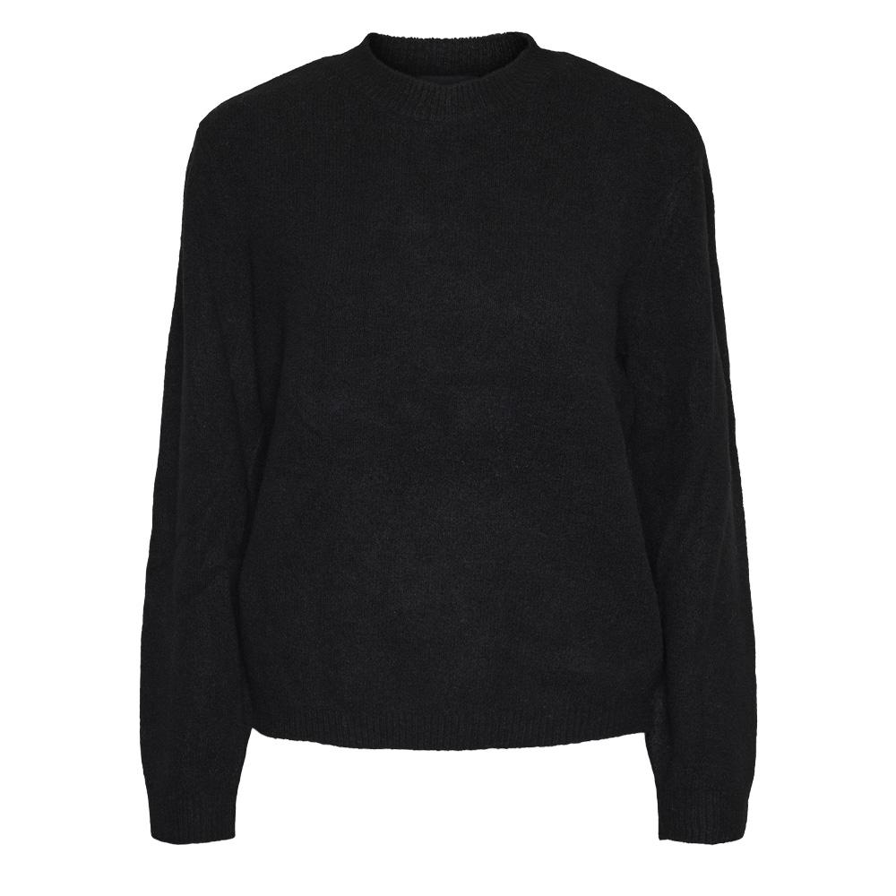 Pull Noir Femme Pieces Emma pas cher