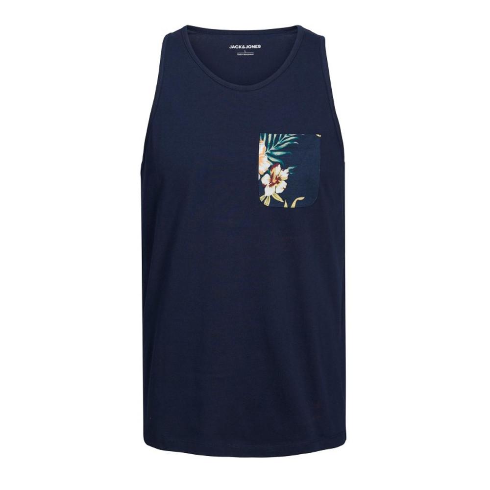 Débardeur Marine Garçon Jack & Jones Pocket Tanktop pas cher