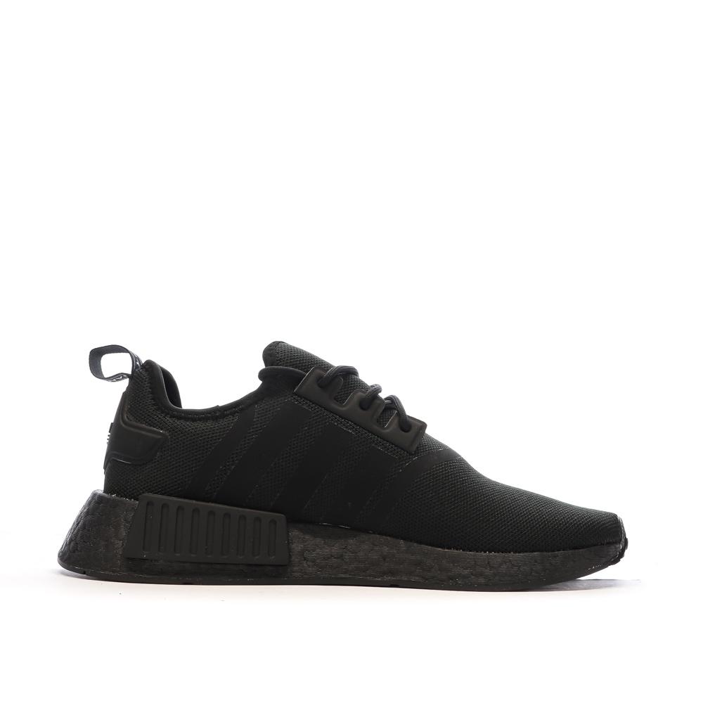 Baskets Noires Homme Adidas NMD R1 vue 2