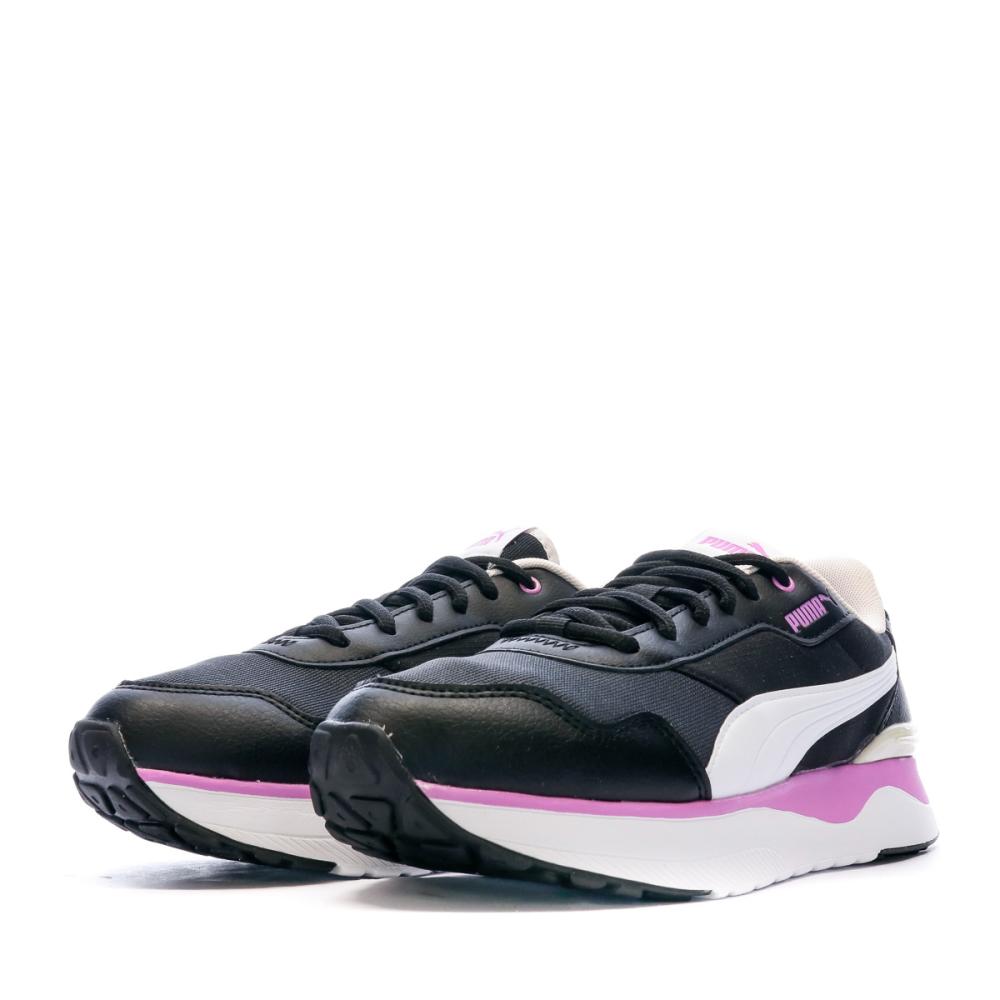 Baskets Noir/Violet Femme Puma R78 Voyage vue 6