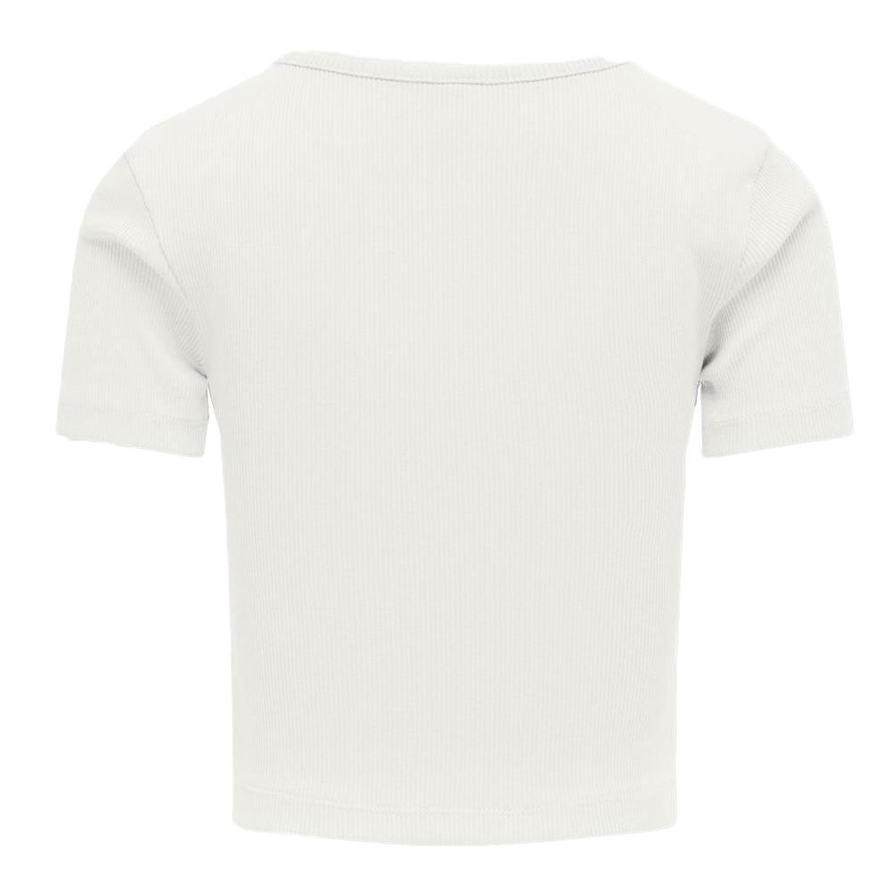 T-Shirt Blanc Fille Kids ONLY Cutout Top vue 2