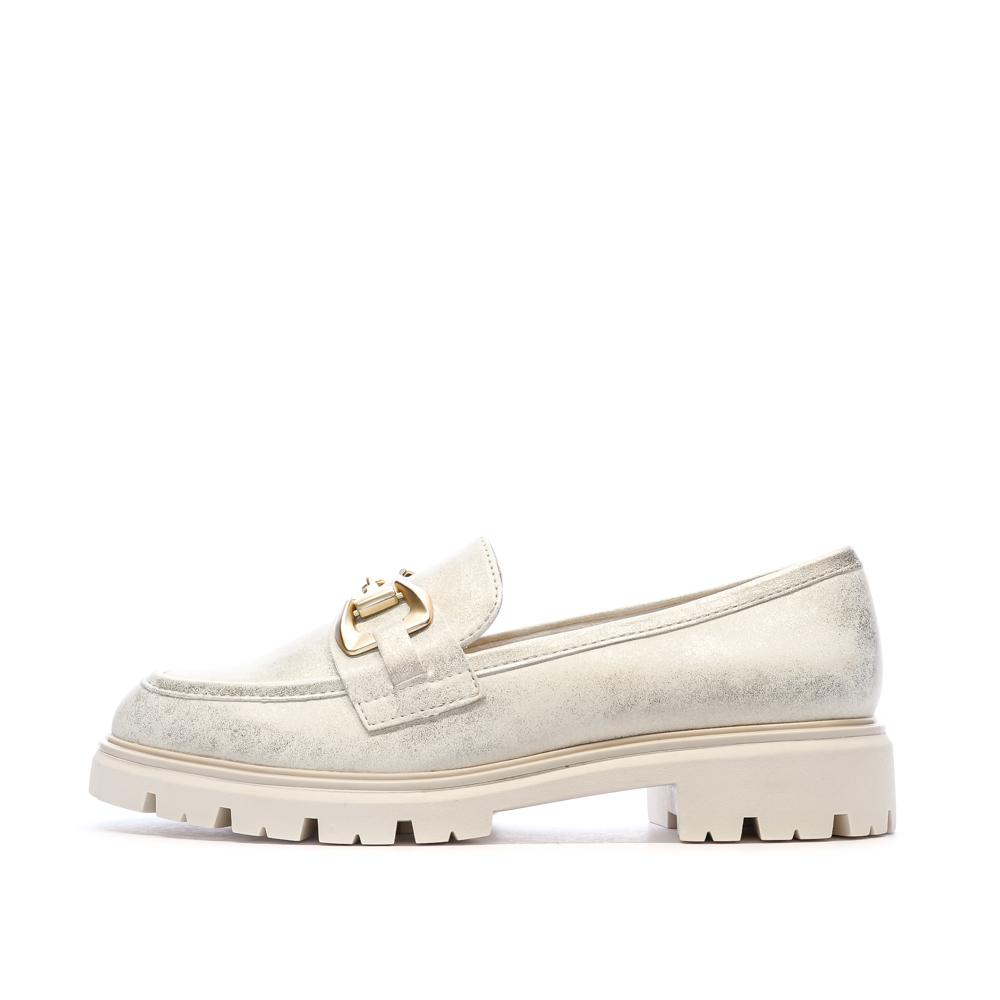 Mocassins Beige Nacré Femme Marco Tozzi 24700 pas cher