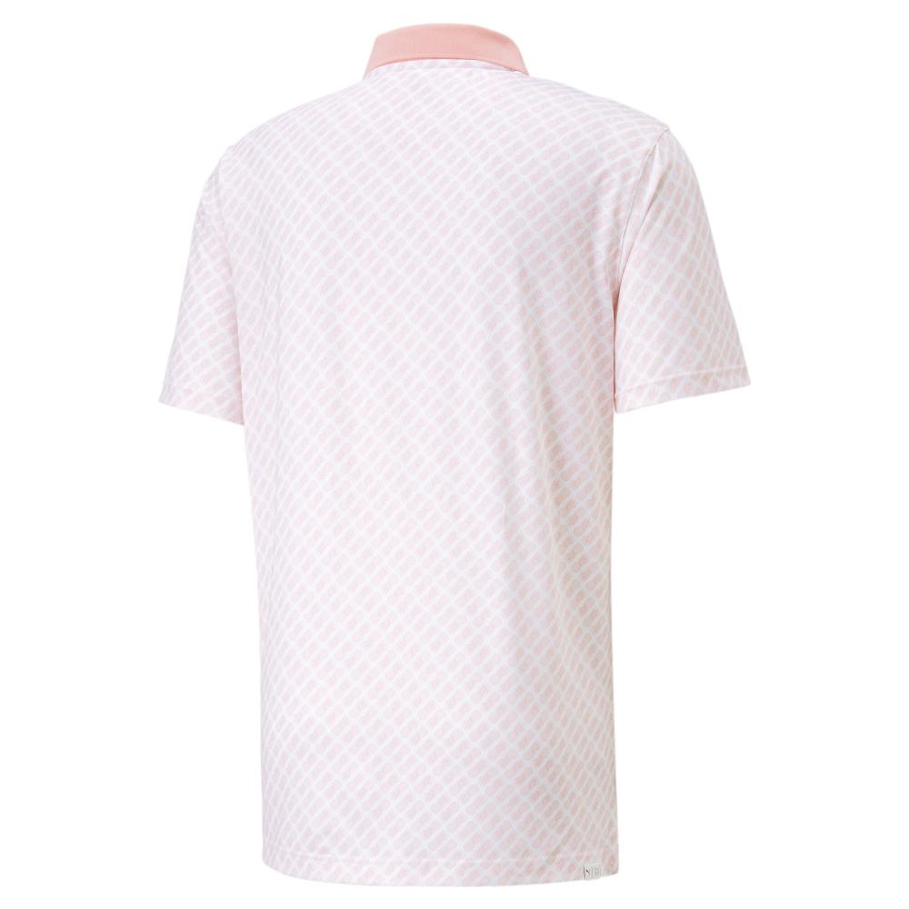 Polo Rose Homme Puma Pineapples vue 2