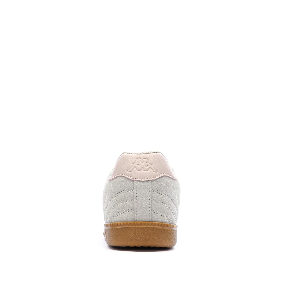 Baskets Gris/Rose Femme Kappa Mattea Suede vue 3
