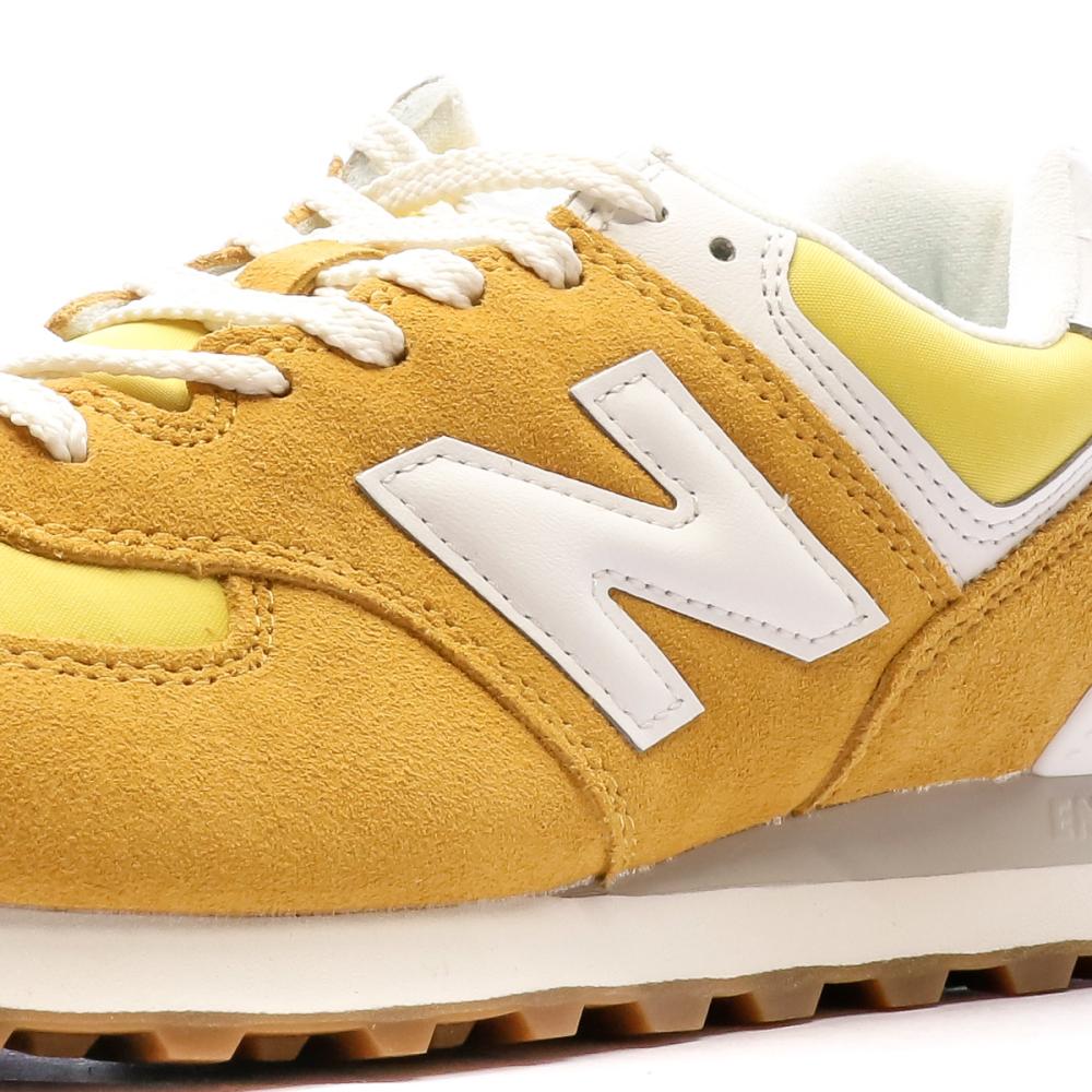 Baskets Jaunes Mixte New Balance 574 vue 7