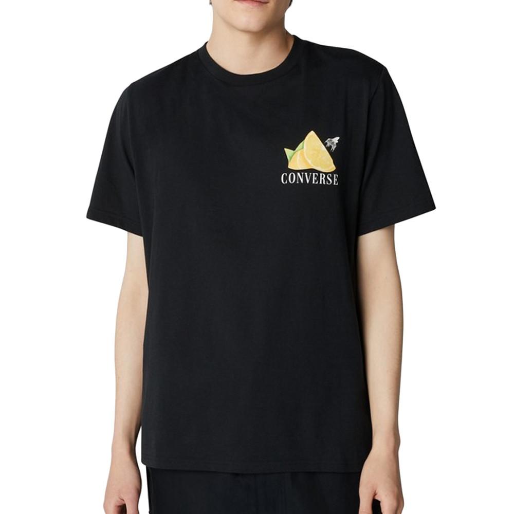 T-shirt Noir Homme Converse Fresh Lemon pas cher