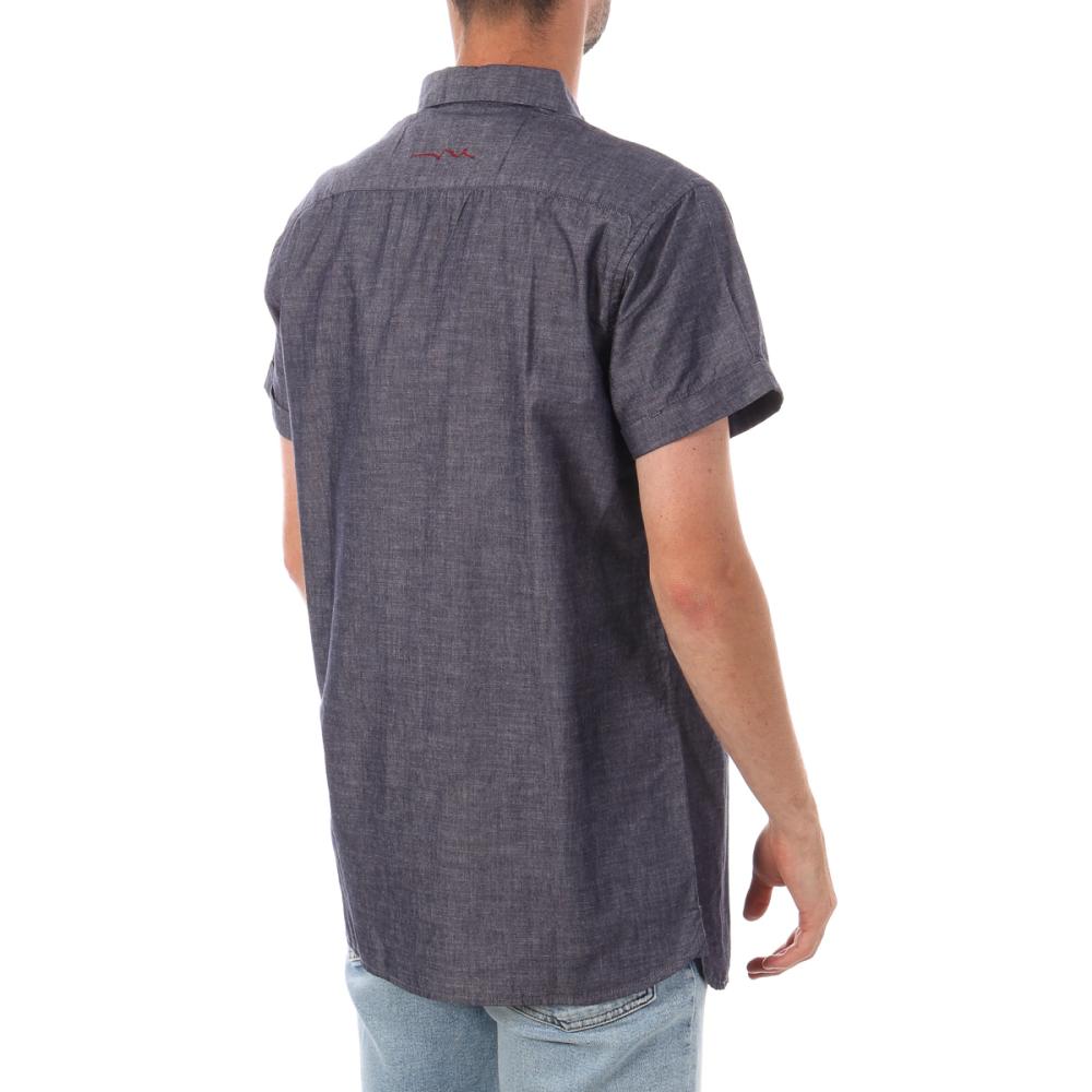 Chemise Manches Courtes Gris Homme Teddy Smith Coury vue 2