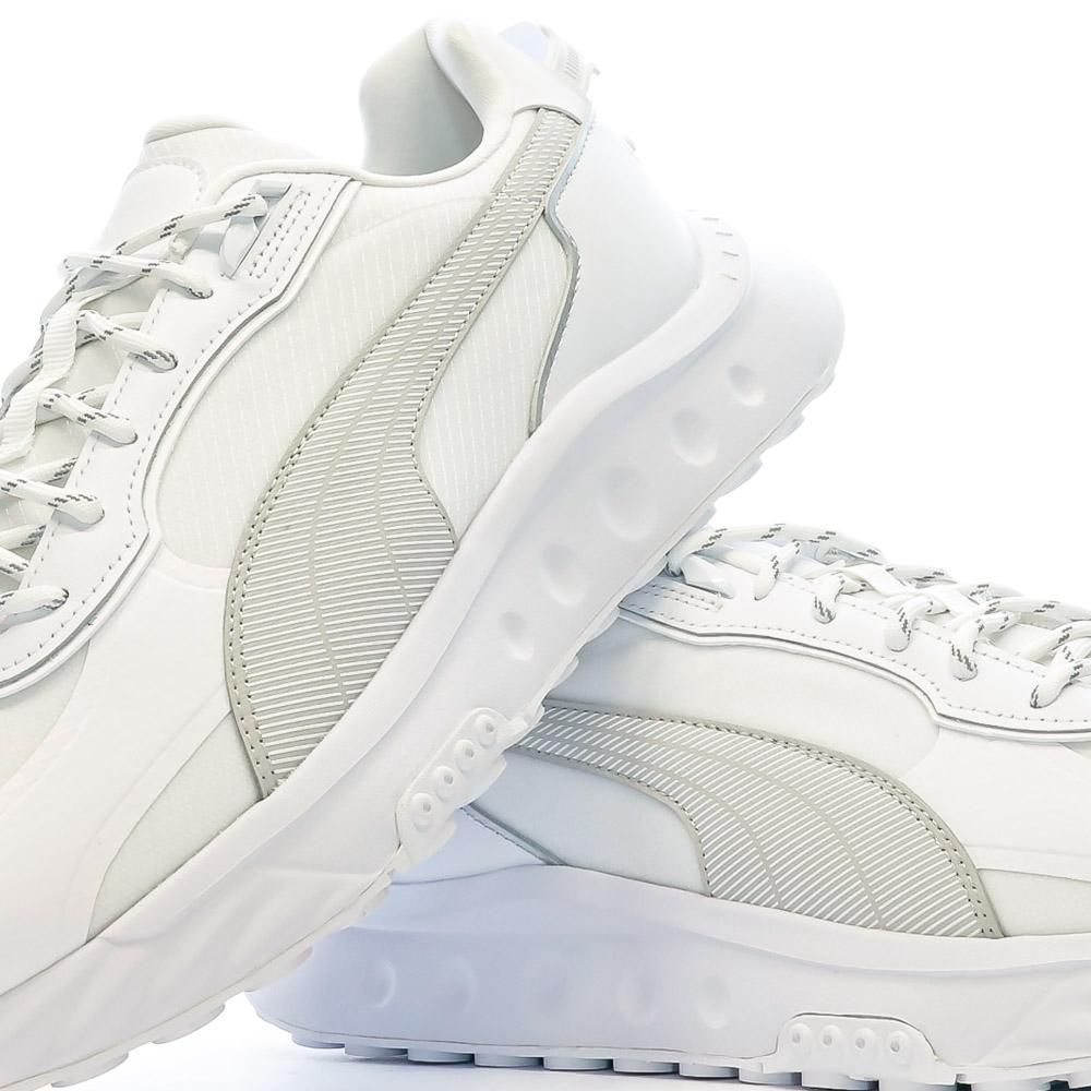 Baskets Blanches Homme Puma Wild Rider Grip vue 7