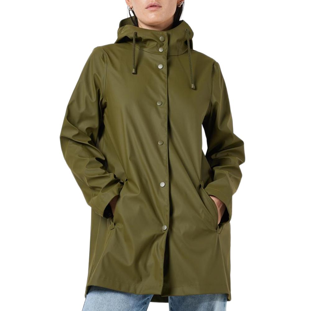 Noisy May Sky Women's Green Parka affordable