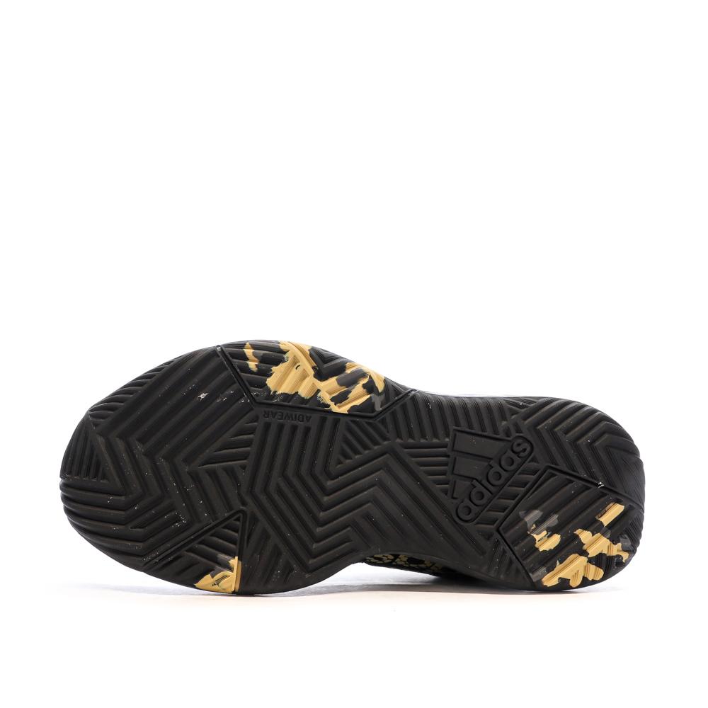 Chaussures de basketball Gris/Noir Mixte Adidas Ownthegame 2.0 K vue 5