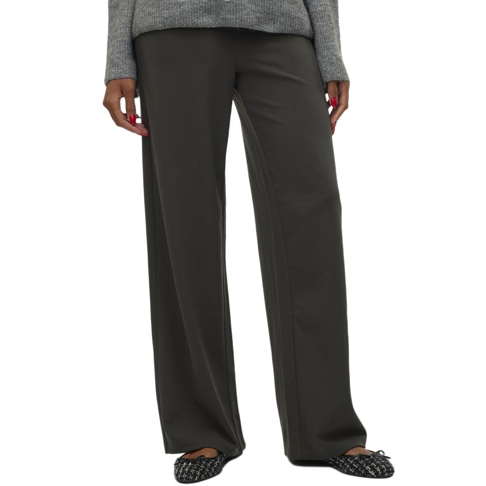 Pantalon fluide Gris Foncé Femme Vero Moda Berlin pas cher