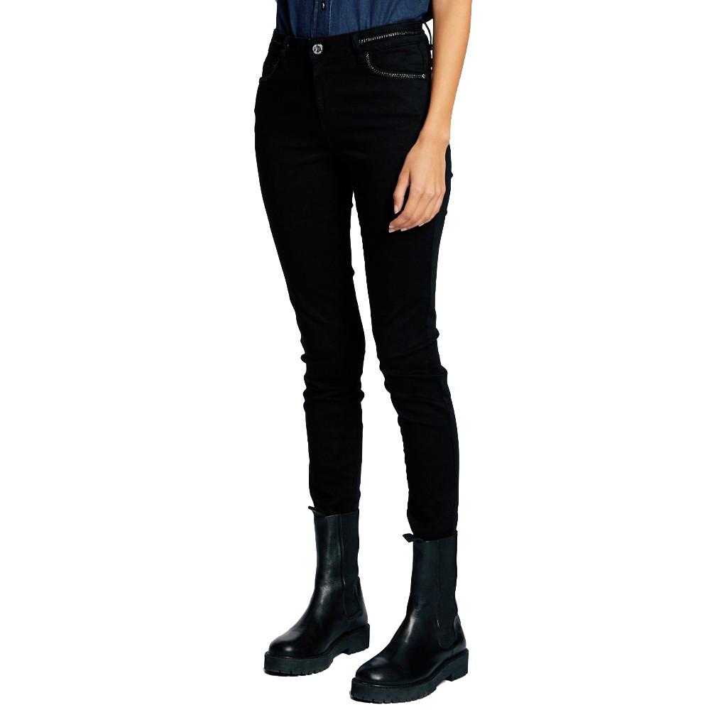 Pantalon Slim Noir Femme Morgan Pistol pas cher