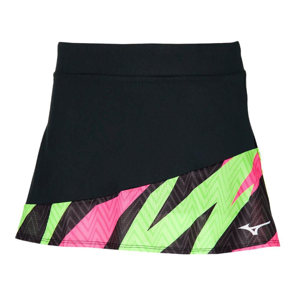 Jupe de Tennis Noir Femme Mizuno Flying Skirt pas cher