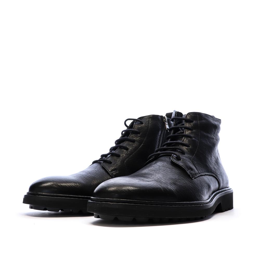 Bottines Noires Homme Geox Cannaregio vue 5