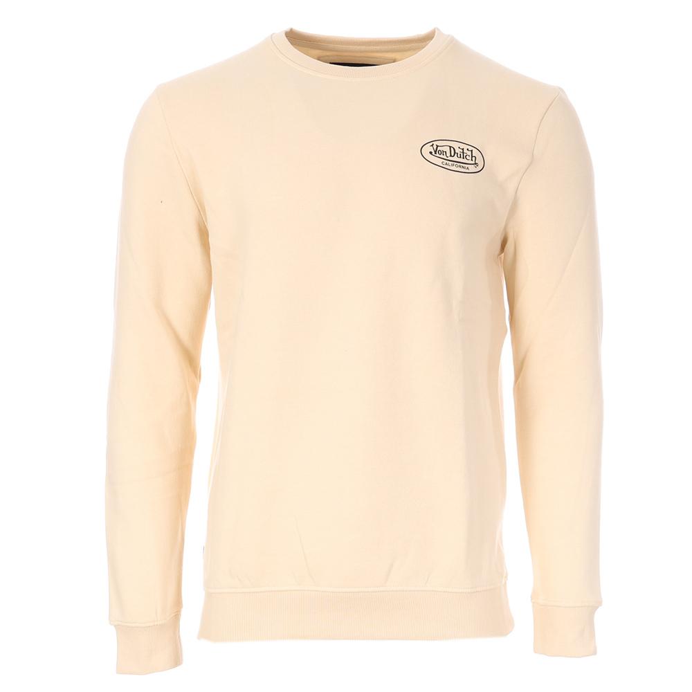 Sweat Beige Homme Von Dutch Crew pas cher