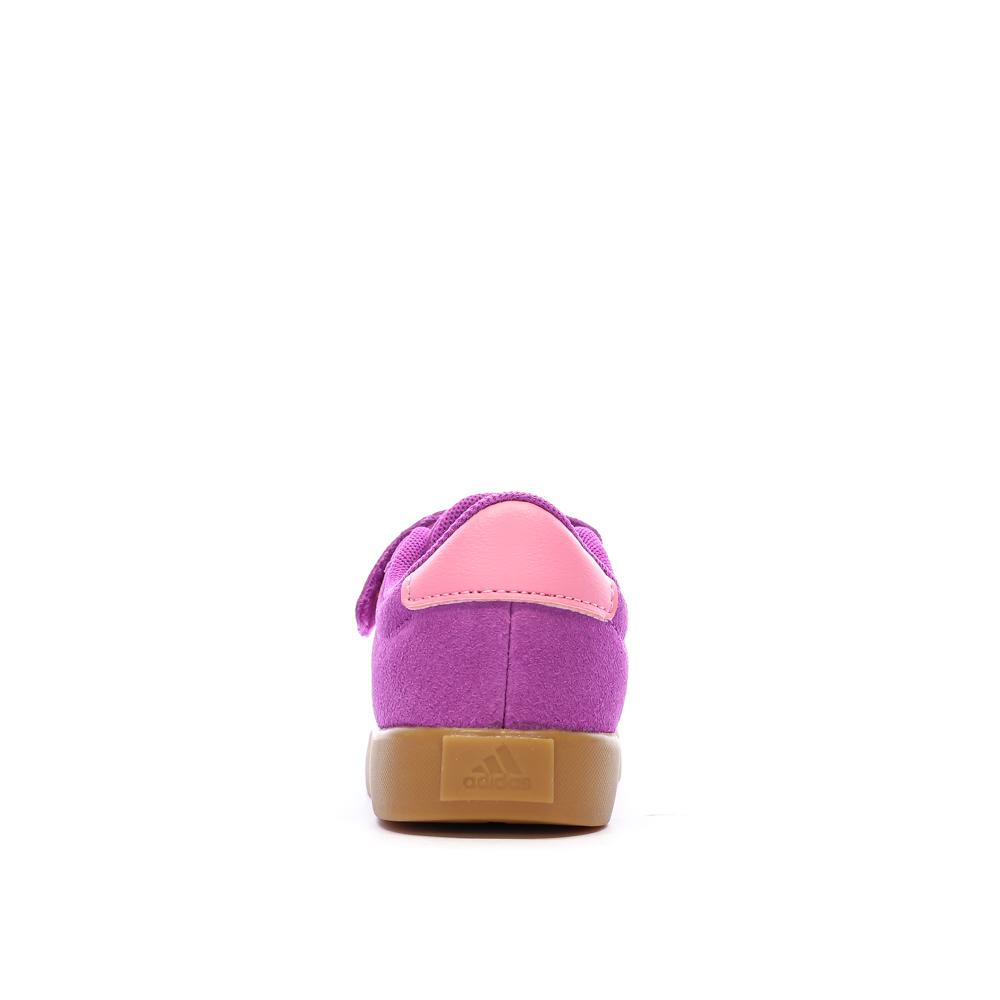 Baskets Violet Fille Adidas Court 3.0 vue 3