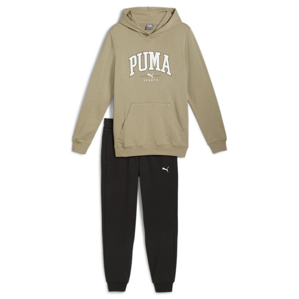 Survêtement Beige/Noir Homme Puma Squad Hooded Suit pas cher