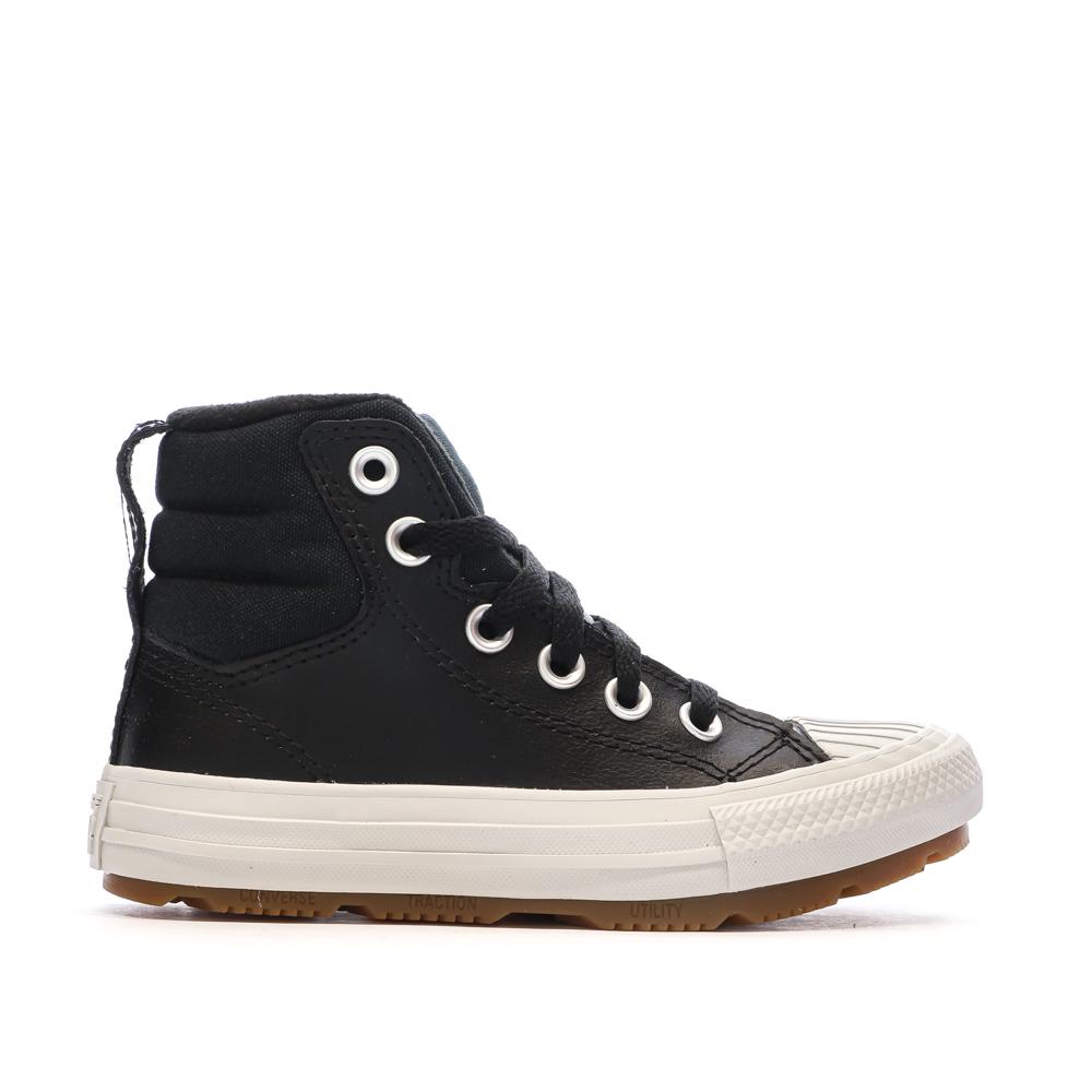 Baskets Noires Garçon Converse All Star Berkshire vue 2