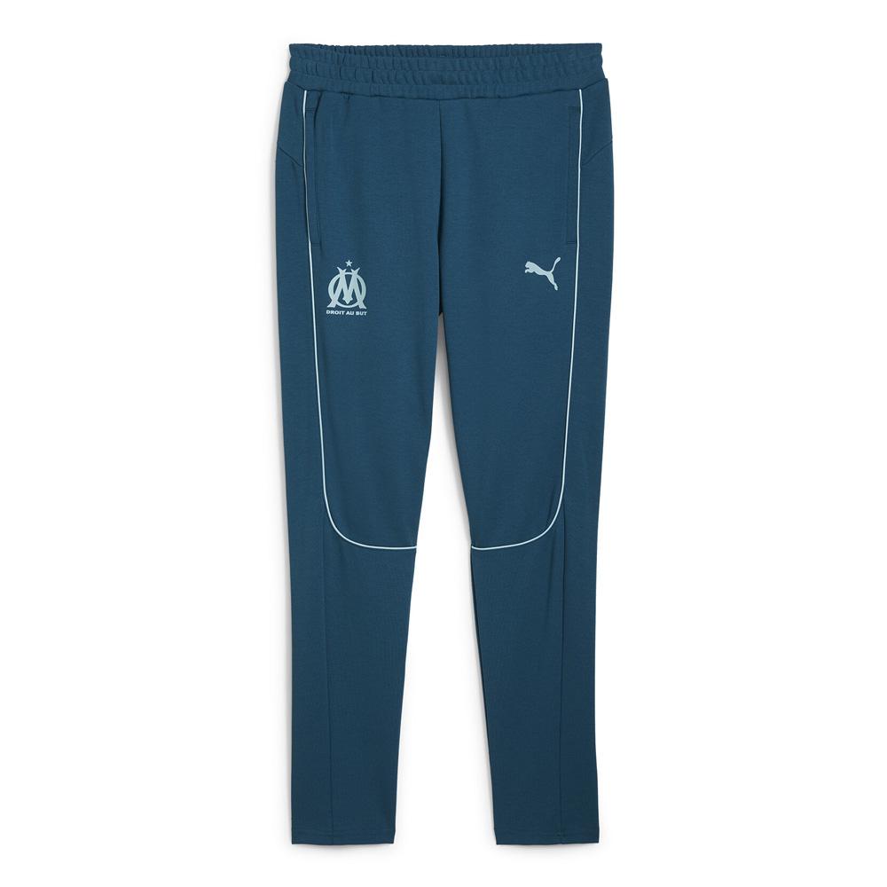 OM Jogging Bleu Canard Homme Puma Om Casuals pas cher