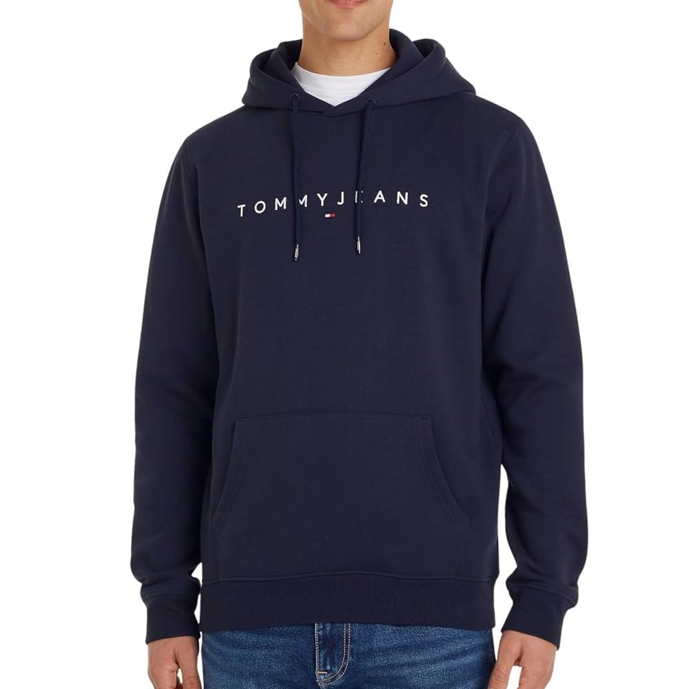 Sweat Marine Homme Tommy Hilfiger Linear pas cher
