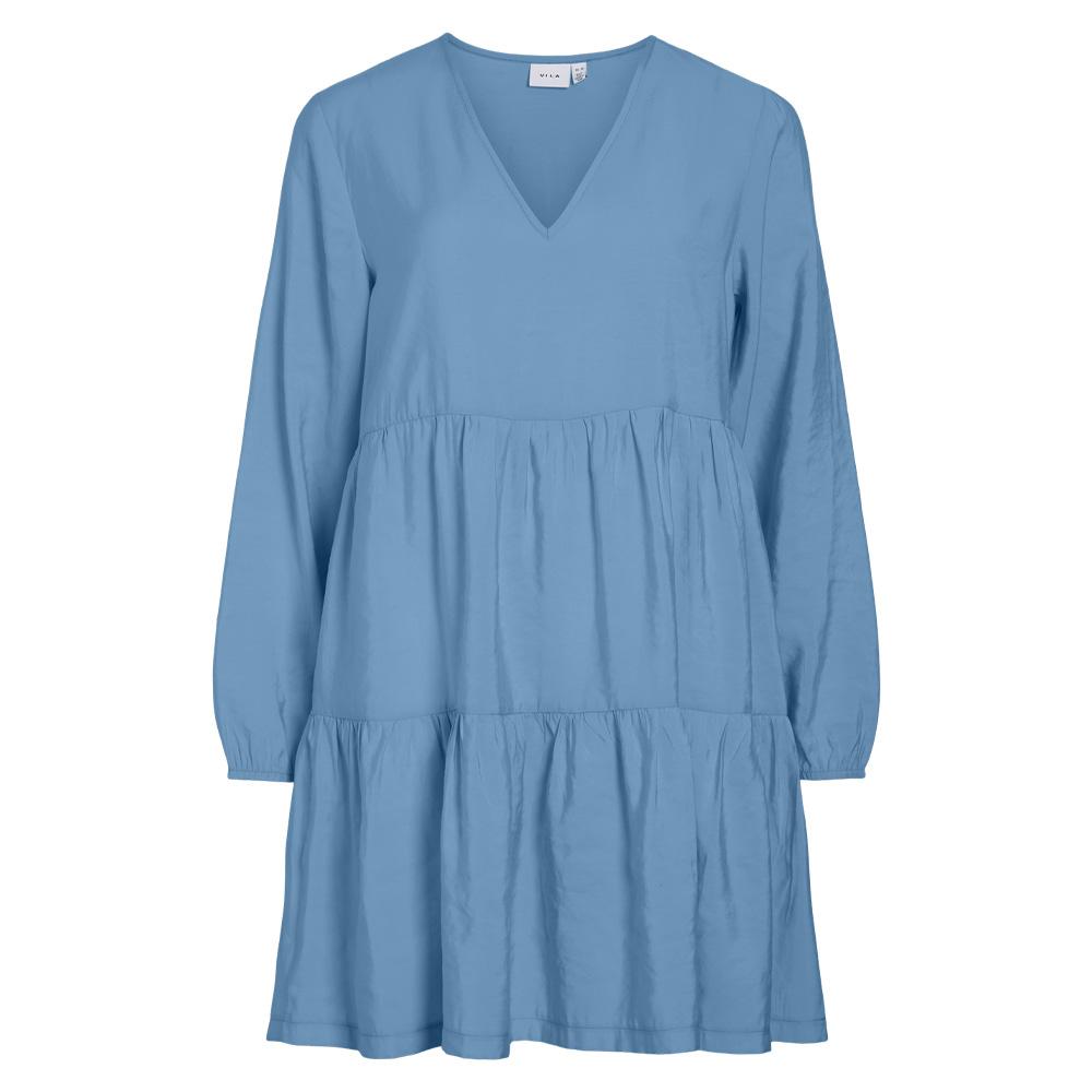 Robe Bleu Femme Vila Nopa pas cher