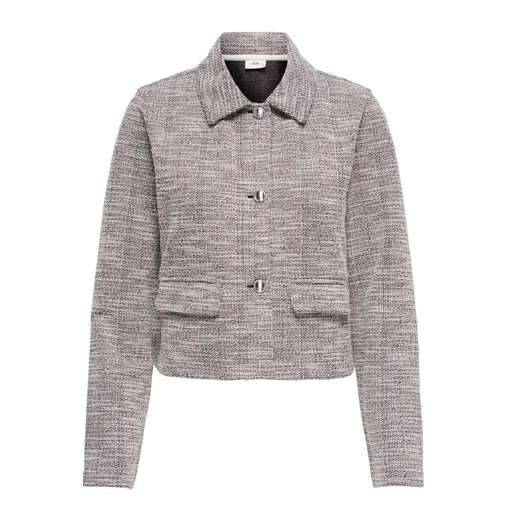 Pull Bordeaux/Blanc Femme JDY Lissy vue 2