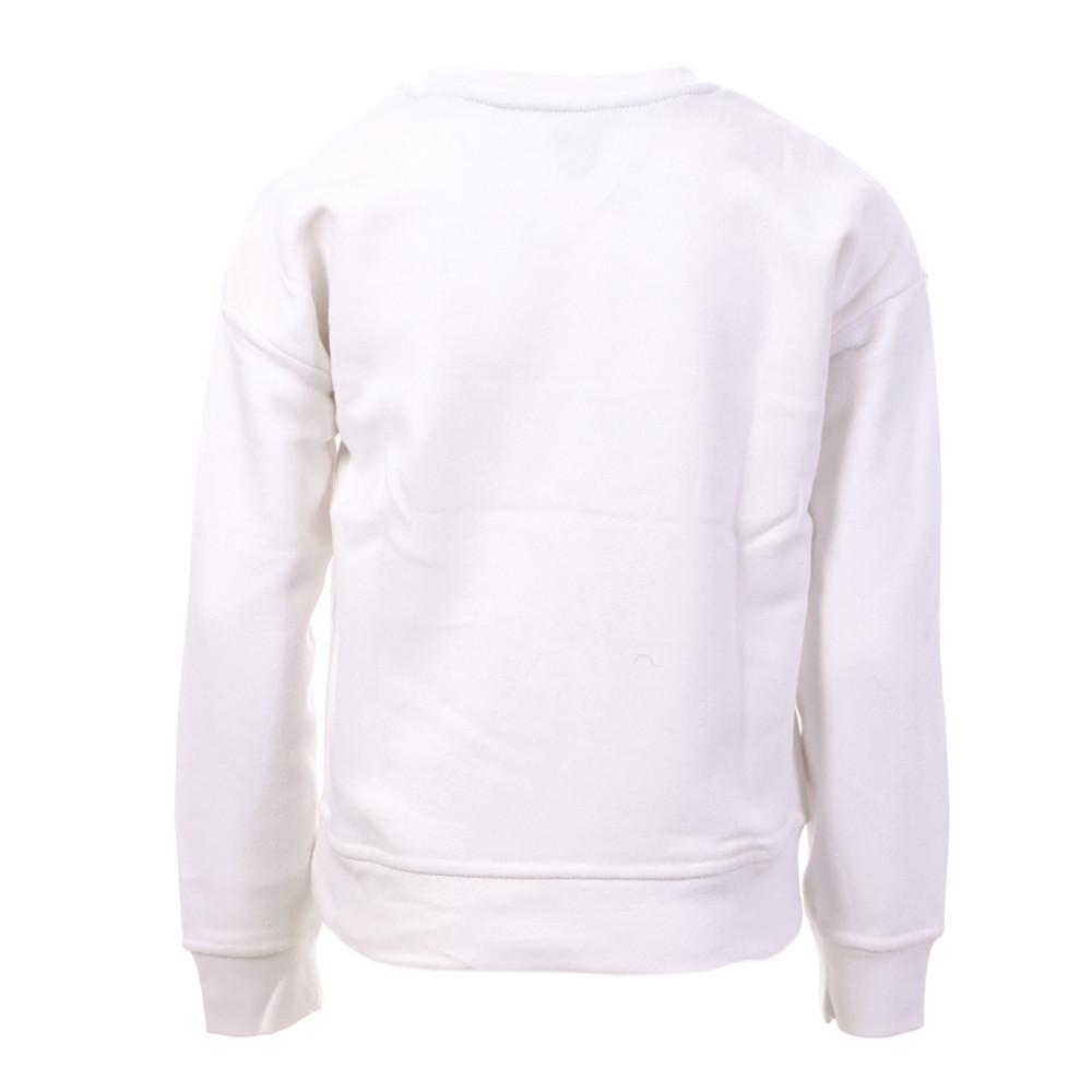 Sweat Blanc Fille Reebok vue 2