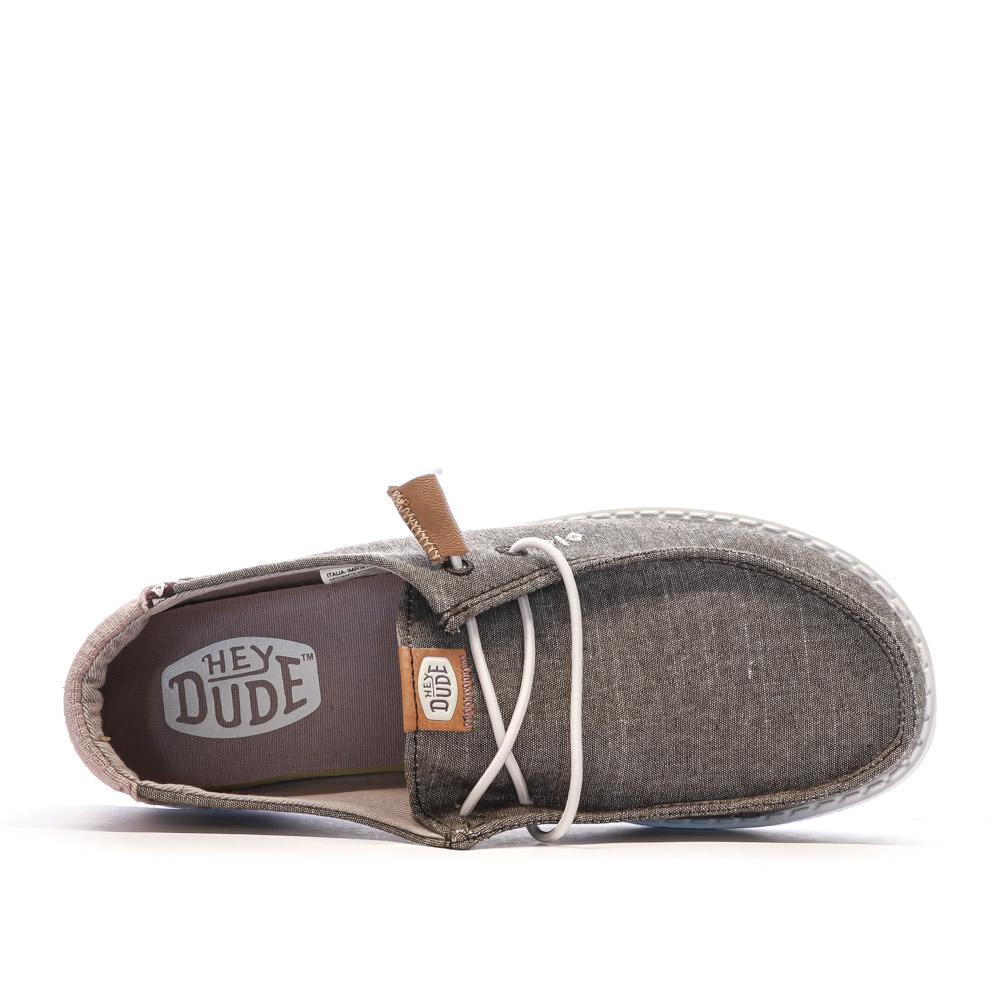 Chaussures Gris Chiné Femme Hey Dude Wendy Stretch vue 4