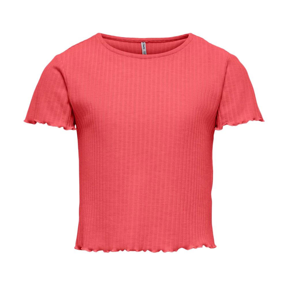 T-shirt Rouge Fille Only Nella pas cher