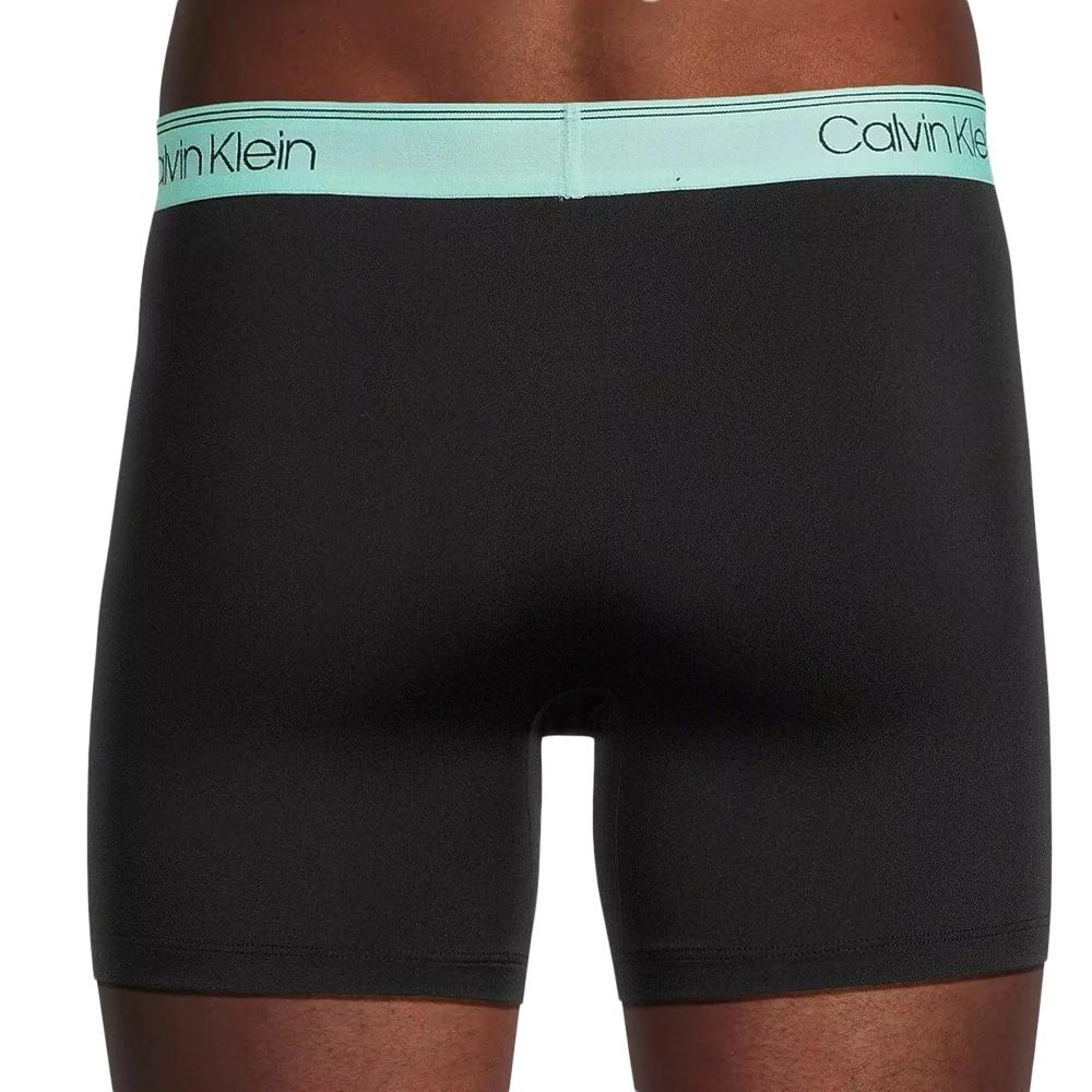 X3 Boxers Noir/Vert/Violet/Bleu Homme Calvin Klein Jeans 000NB2570A vue 3