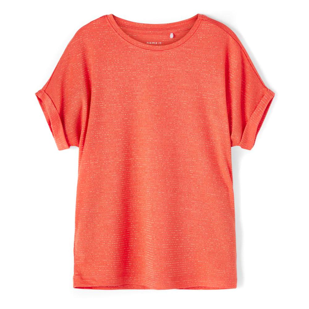 T-Shirt Orange Fille Name It KYRRA pas cher