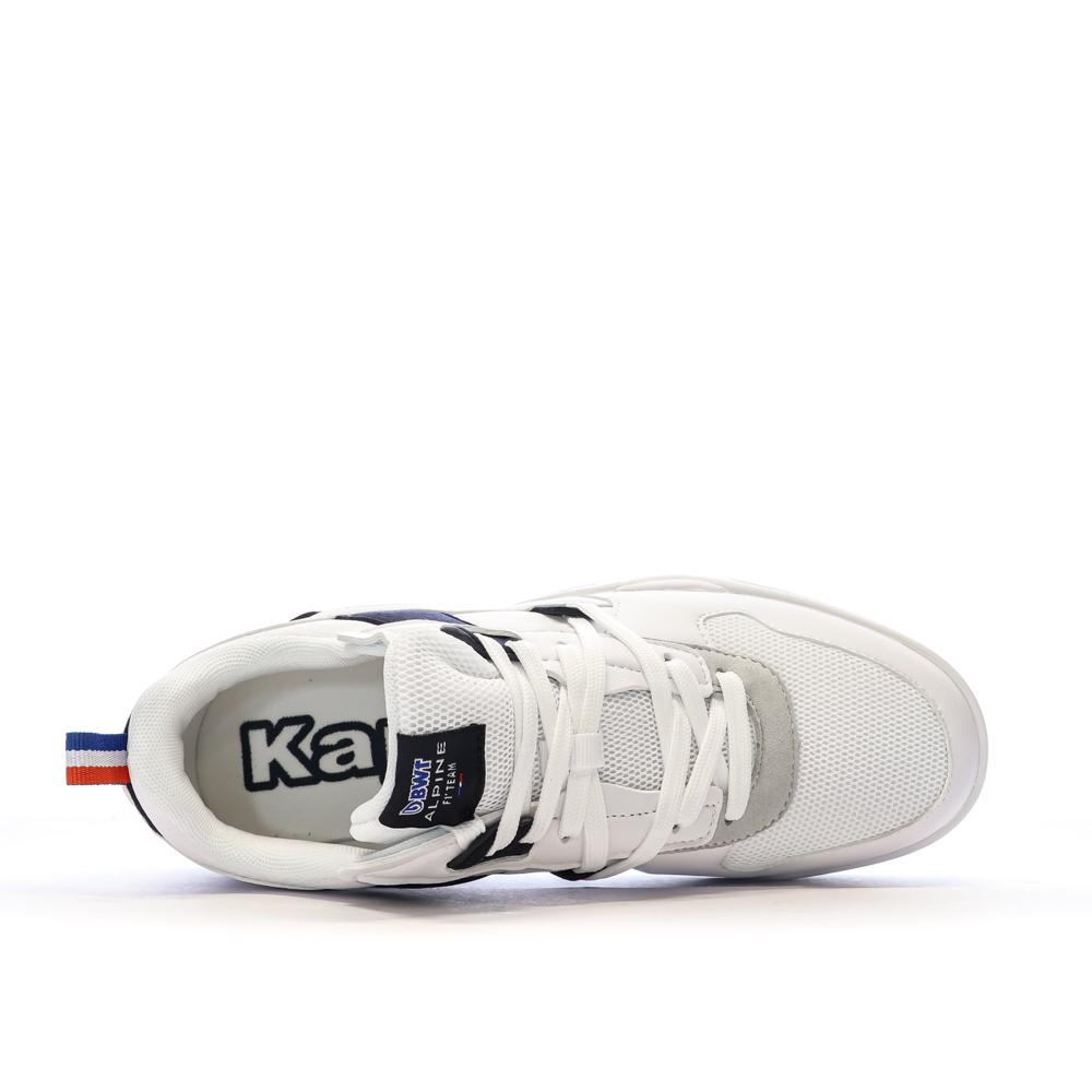 Baskets Blanches/Noires Kappa Iset 1 Alpine F1 vue 4