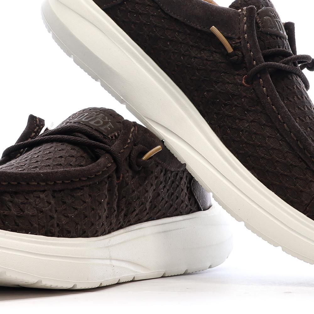 Chaussures Marron Homme Hey Dude Mole Brown vue 7