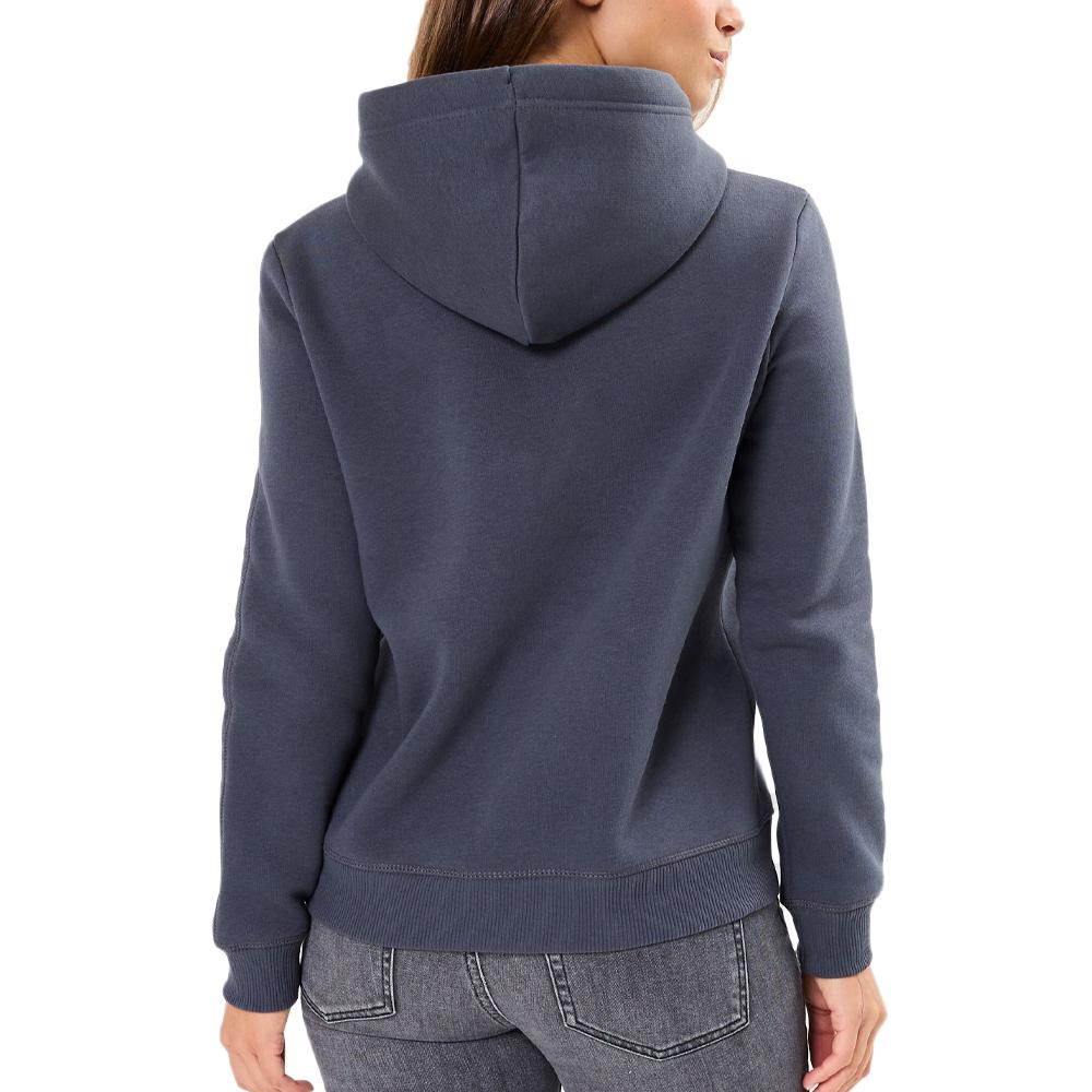 Sweat Bleu Femme Calvin Klein Jeans Hoo vue 2