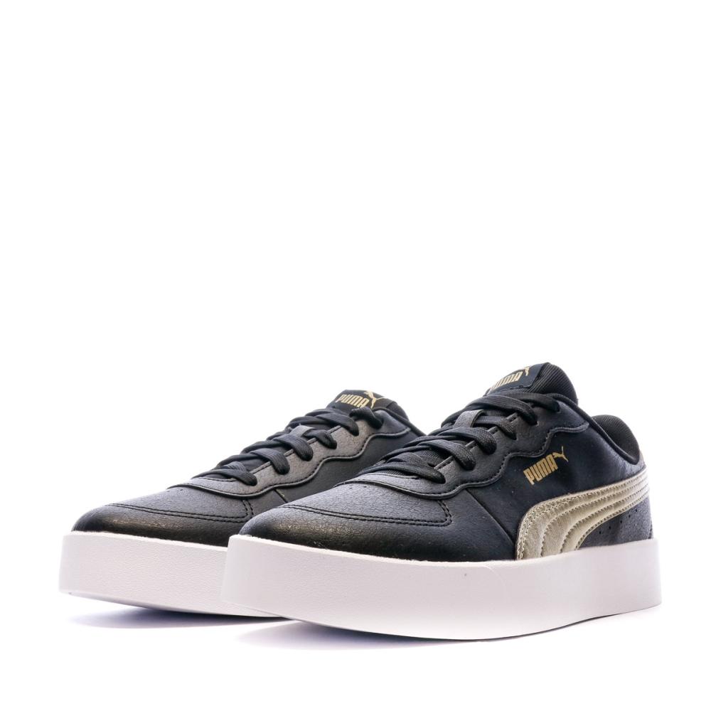 Baskets Noir Femme Puma Skye Clean Metallic Fs vue 6