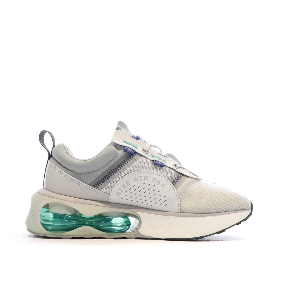 Baskets Grises/Verte Garçon Nike Air Max 2021 vue 2