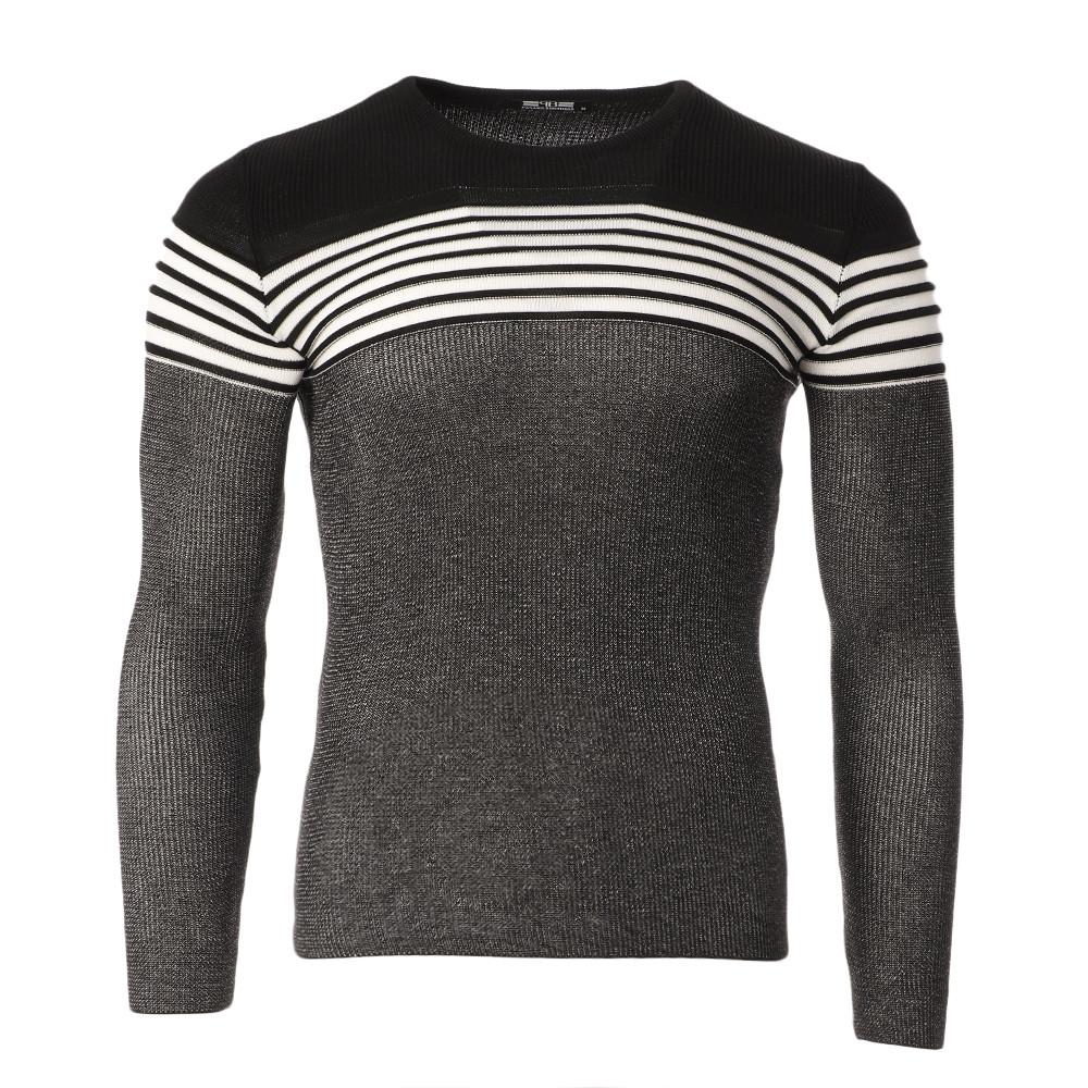 Pull Noir Homme Paname Brothers 2648 pas cher