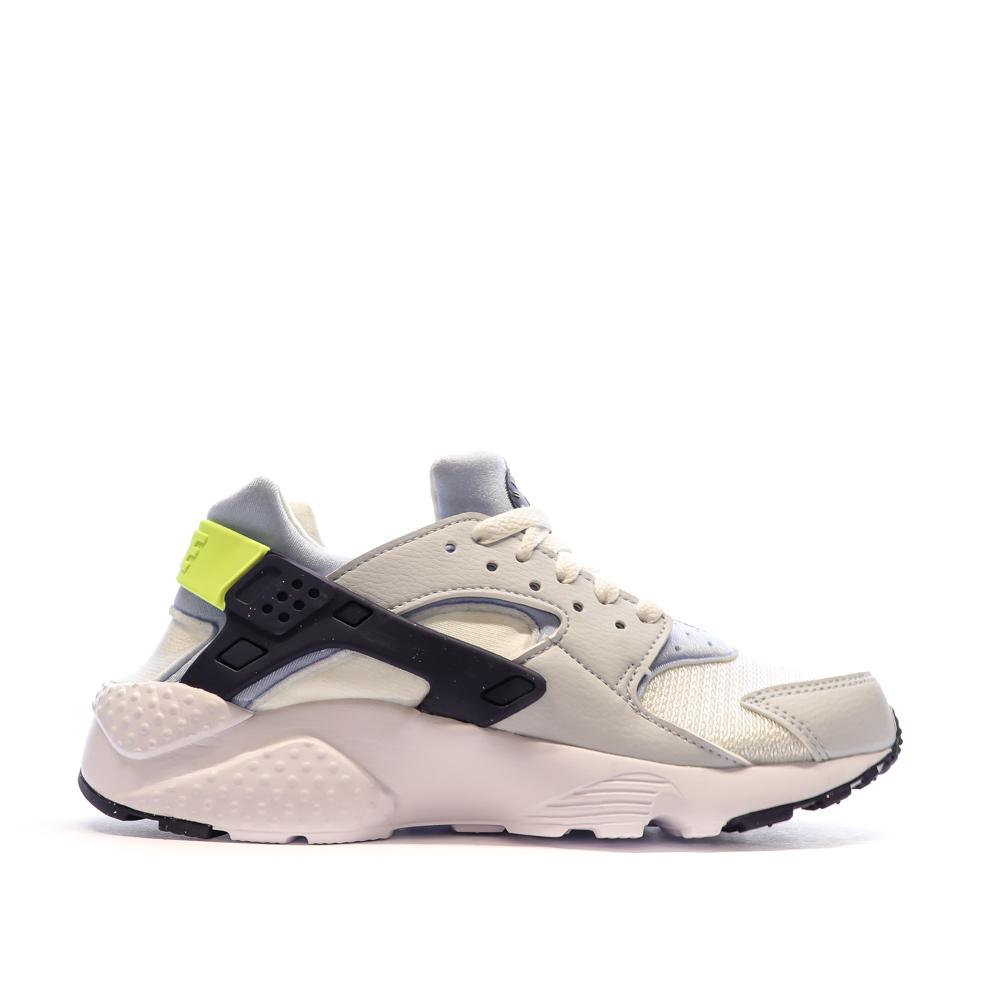 Baskets Grises/Vertes Garçon Nike Huarache vue 2