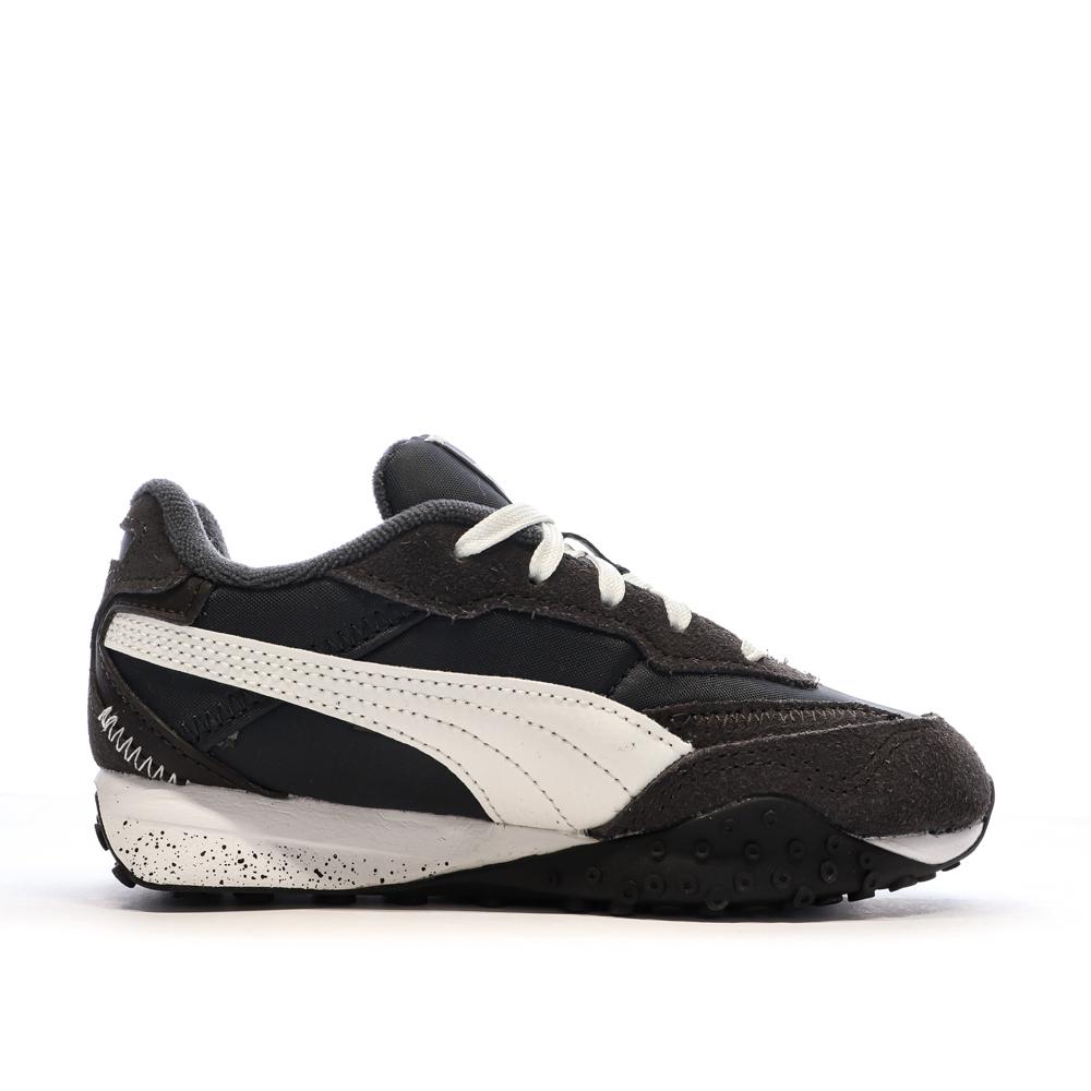 Baskets Marine/Noir/Blanc Garçon Puma Blktop vue 2