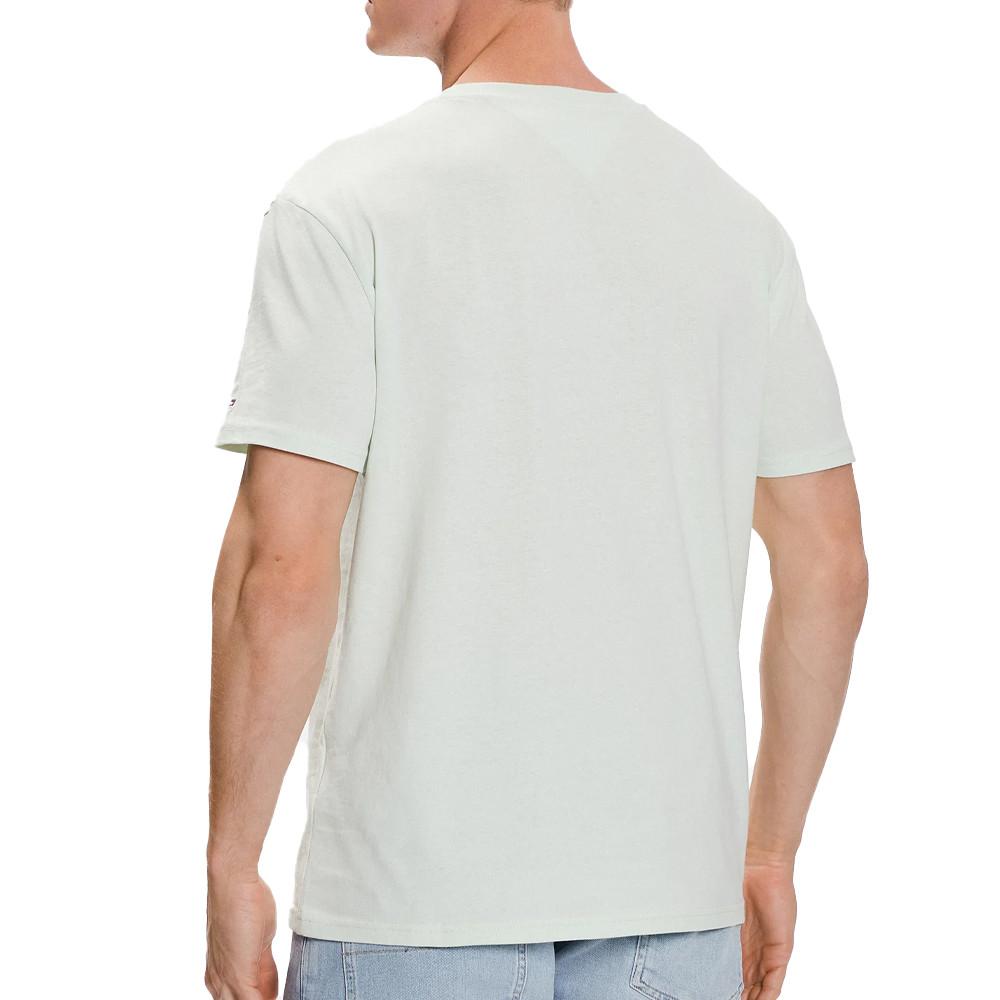 T-shirt Vert D'eau Tommy Hilfiger College Pop vue 2