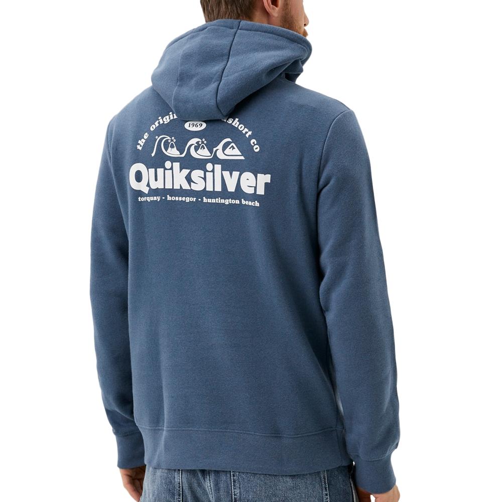 Sweat à Capuche Bleu Quiksilver Screen vue 2