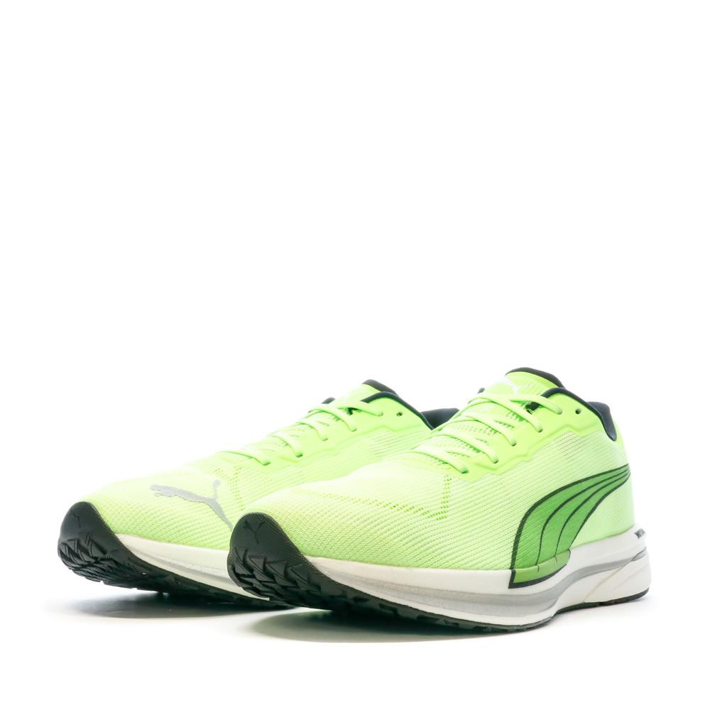 Chaussures de Running Verte Homme Puma Velocity Nitro vue 6