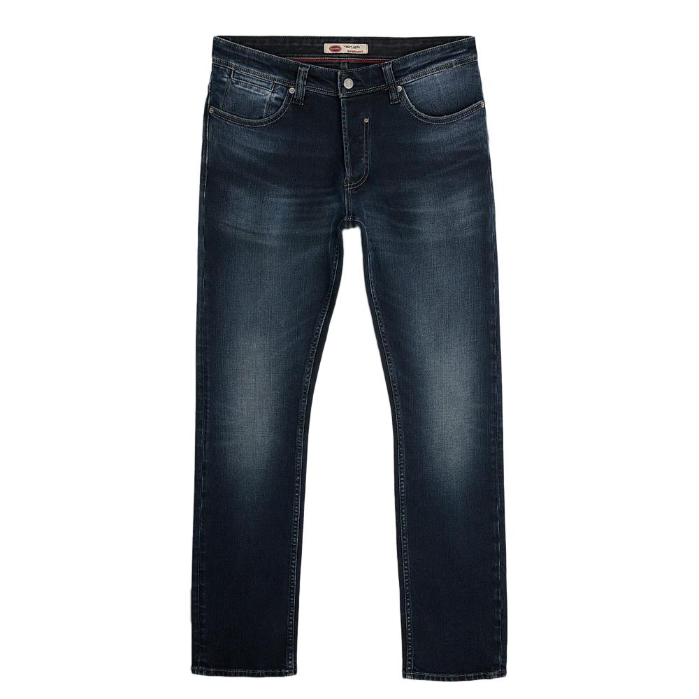 Jean Droit Bleu Délavé Homme Teddy Smith 10117266DL34 pas cher