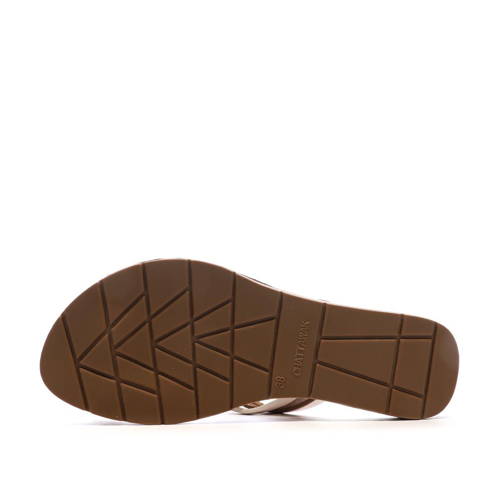 Sandales Rose Gold Femme Chattawak Summer vue 5