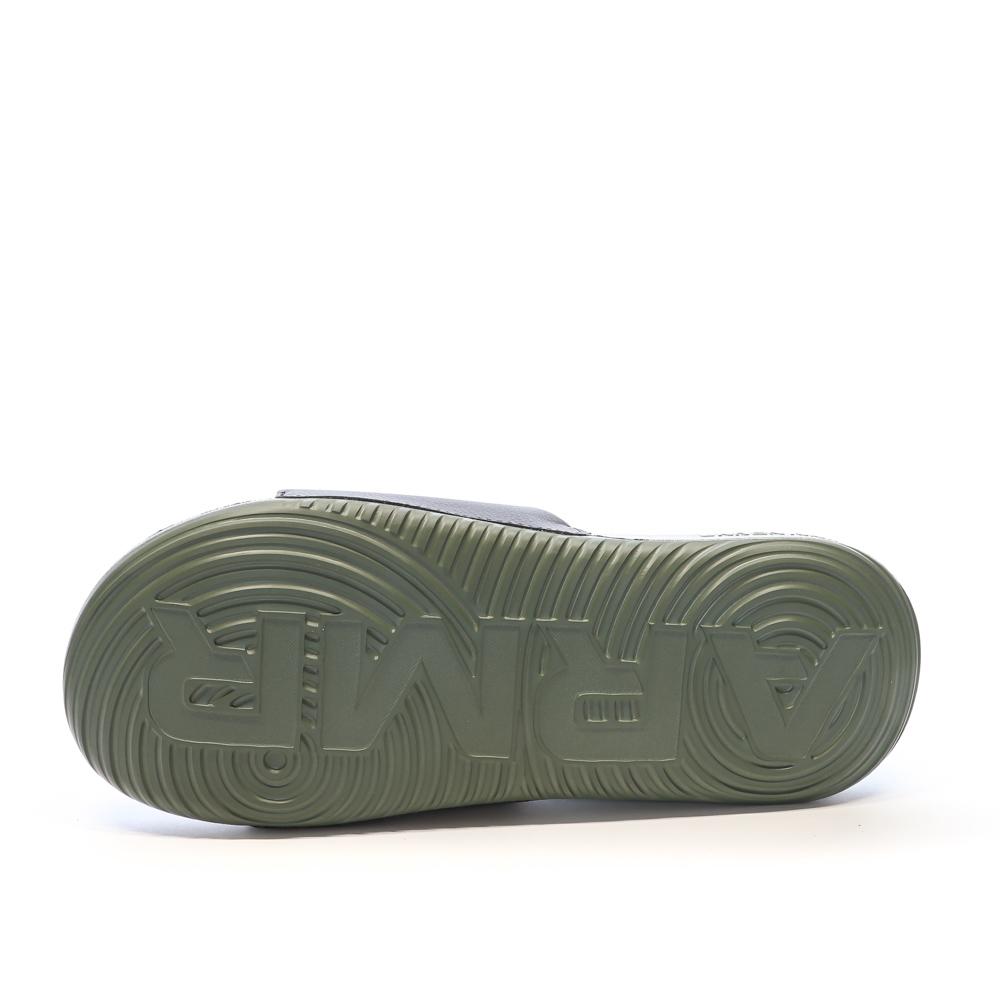 Claquettes Noire/Verte Homme Under Armour Ansa vue 2
