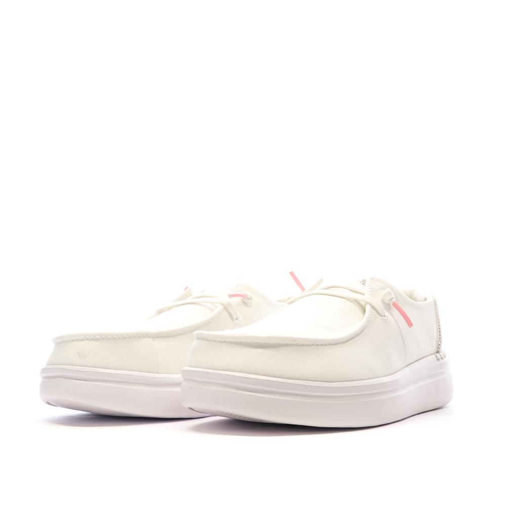 Chaussures Blanches Femme Hey Dude Wendy Rise vue 6