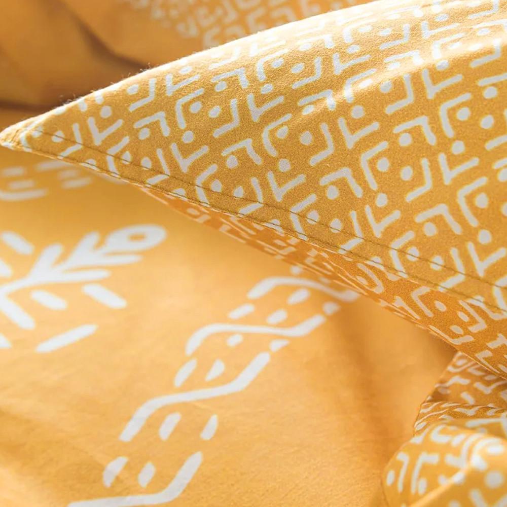 Parure de Lit Jaune 240x220cm Today Coton 57 Fils Sunshine vue 3