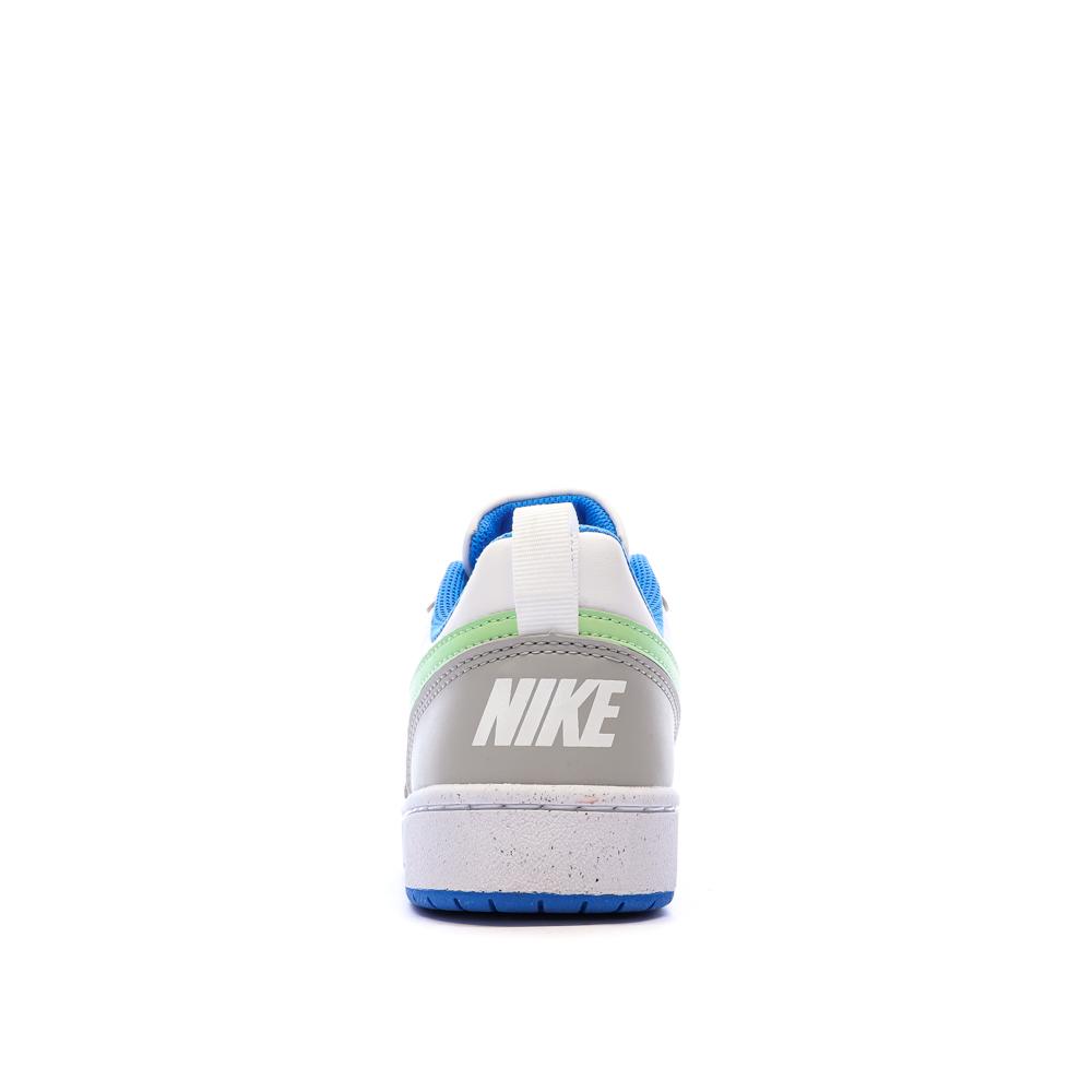 Baskets Blanches/Gris Garçon Nike Court Borough vue 3