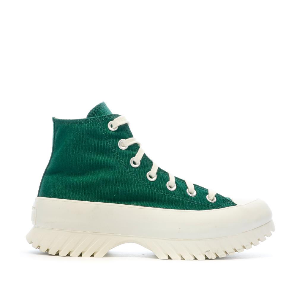 Baskets Verte Mixte Converse Ctas Lugged 2.0 vue 2